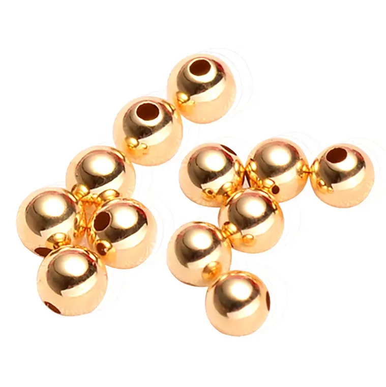 20pcs Gold Tone Brass Cuboid Tube Metal Beads Smooth Loose Spacers Craft 20x4mm 
