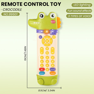 Juguete para bebés y niños pequeños, simulación de control remoto, luz y música para niños, aprendizaje, educación temprana e inteligencia, juguete para bebés - Product Image 6