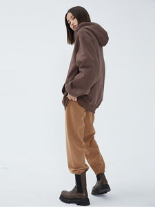 Giacca Invernale in Pile di Cotone Pesante, Personalizzabile con Logo, Ricamo, Strass, Cerniera Integrale, Felpa con Cappuccio Streetwear - Product Image 6