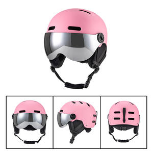 <span class=keywords><strong>Casque</strong></span> de ski et de snowboard OEM avec visière <span class=keywords><strong>Freestyle</strong></span> en ABS+EPS respirant unisexe léger - Product Image 4