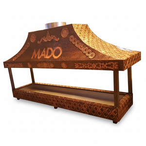 Meilleures ventes - Grill en cuivre pour restaurant - Expérience de grillade au charbon de bois - BBQ authentique - Qualité supérieure - Dîner haut de gamme - Product Image 2