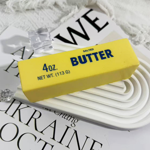 Jouet anti-stress en PU souple à rebond lent, modèle de bâton de beurre, jouet de simulation alimentaire en forme de pain, jouet de décompression, vente en gros, best-seller - Product Image 2