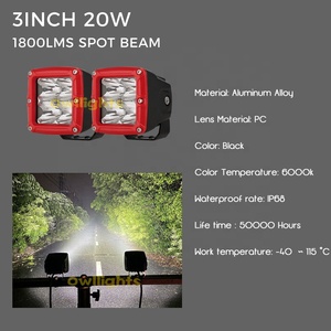 4x4 Spot LED Driving Light 3 Pouce 20w LED Pod Led Travail Lumière pour Camion Heavy Duty Machine - Product Image 6