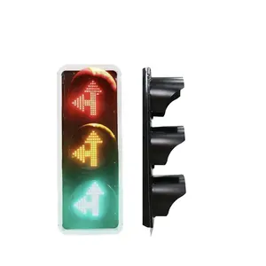 Luz de led flecha com fluxo alto de fluxo, vermelho, amarelo, verde, design atrativo, preço baixo, 400mm, led, luz de tráfego, flash cn; jia