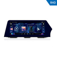 Lucnavi 12,3 pouces Qualcomm 8 cœurs Android 13 GPS-Navigation BMW Série 5 F10 F18 2011-2012 CIC 1920x1280 IPS Tableau de bord DSP
