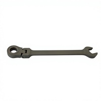 Clé à cliquet combinée à tête flexible en titane Oak Titanium Tools, 8 mm, métrique, qualité industrielle, légère, résistante à la corrosion