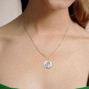 Colgante de plata de ley 925 <span class=keywords><strong>para</strong></span> collar, joyería con urna de cremación de gato y mascota, recuerdo conmemorativo de "Forever in My Heart" - Product Image 4