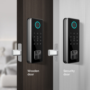 Tuya khóa kỹ thuật số sinh trắc học mật khẩu vân tay thông minh Điện tử Keyless nhập cửa khóa và deadbolt - Product Image 2