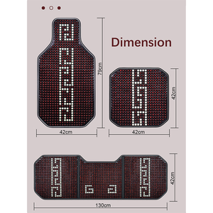 Xiangta été universel 5 places refroidissement Massage perle en bois housse de siège de voiture coussin - Product Image 2