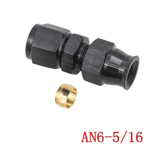 Conector Rotatorio AN6 para Línea de Aceite, Adaptador de Latón de 5/16 a 3/8, Pieza para Sistema de Combustible Automotriz - Product Image 5