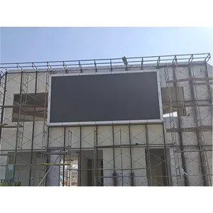 Groot Scherm Voor Outdoor Led-Scherm Als Tv Full Color Enorme Vaste Led-Display Buiten Het Gebouw Voor Reclame