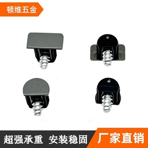 Connecteur de support de panneau trois-en-un 12 mm en plastique pour meuble de rangement, fixation facile - Product Image 5