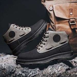 Botas Nuevas de Otoño 2022, Zapatos Deportivos de Ocio para Hombre, de Cuero, Impermeables, de Alta Calidad - Product Image 4