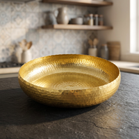 Nouveau plateau en métal de style international, fait main, de luxe, pour servir, décoratif, organisateur de table pour la maison, l'hôtel, le restaurant