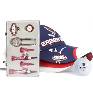 Caiton Ball Marker Divot Tool Tee Golf Cadeau Set