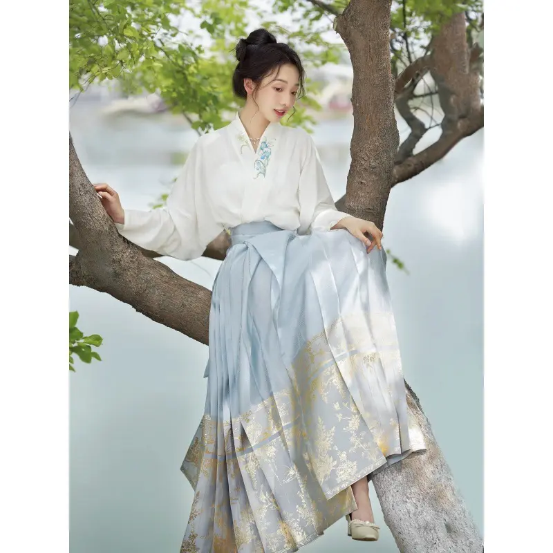 Váy Hanfu nữ truyền thống Trung Quốc cổ đại váy mặt ngựa