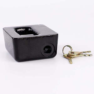 Candado de Seguridad de Hierro Fundido de Alta Calidad, Impermeable, con 3 Llaves, Antirrobo, para Puerta - Product Image 2
