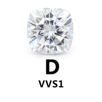Moissanite en vrac sans défaut 1ct 3ct 8x8mm, taille coussin, couleur Def, diamant Moissanite, prix d'usine