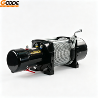 Treuil électrique 12V 29500lb avec frein électromagnétique, câble en acier, pour récupération de camions routiers, hauteur de levage 20m, télécommande/filaire