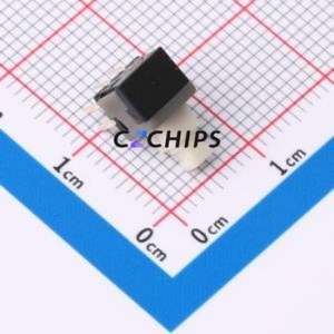 PB-22E77-S-E Push Button Switch Through hole Component THT Switch Double Pole Double Throw Self-Locking Right Angle Insert 500mA - Product Image 2