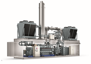 2028 kw 2535 kva 16-zylinder superleiser generator wasserkühlung schalldichtes naturgas-generator-set - Product Image 2