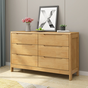 Made in china solid wood storage cabinet finished chest of drawers dresser