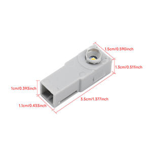 Lampe d'ambiance pour l'espace des pieds de voiture, ampoule intérieure, lampes pour l'espace des pieds, pour Toyota Corolla Karon Releases RAV4, éclairage LED intérieur, DC 12V - Product Image 2