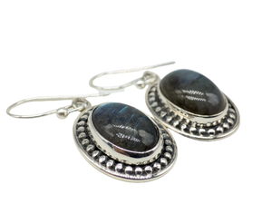 Pendientes de Piedras Preciosas de Labradorita Natural Hechos a Mano de Lujo, Pendientes de Plata de Ley 925, Joyería de Moda para Mujer, Venta al por Mayor - Product Image 2