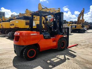 Used Toyota 50 <b>Forklift</b> 5 Ton Diesel Lift Truck Original Machine for Warehouse Yard Handling - Product Image 1