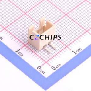 HCZZ0139-2 Wire-to-Board Pin Header Bent Lead Through Hole,P=2.54mm Connector 1x2P 2.5mm Right Angle Insert XH - Product Image 1