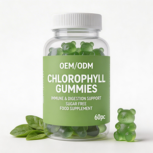 Gomitas de Clorofila OEM/ODM, Suplemento Alimenticio Sin Azúcar para el Apoyo Inmunológico y Digestivo - Product Image 1