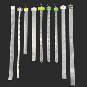 Hookei s Recyclable PP Eco-Friendly Display <b>Strip</b> with 12 Hooks and Custom Logo for Supermarket Snack Hanging - Product Image 6