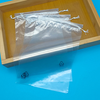 Sacs à cordon en plastique imprimables avec logo personnalisé, sacs promotionnels publicitaires pour accessoires de téléphonie mobile