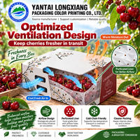 Golfkartonnen op maat bedrukte fruitdozen groothandel verpakkingen OEM ODM fabriek levering voor verse producten