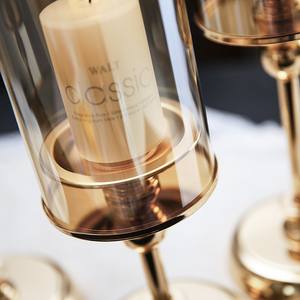 Juego de Portavelas de Vidrio Clásico Walt, Base Dorada, Redondo, Color Sólido, Estilo Nórdico, Decoración de Mesa para el Hogar, Regalo para Cenas - Product Image 2