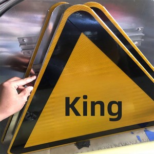 Segnali Triangolari di Avvertimento per Cantieri Stradali, Strade di Montagna, Curve <span class=keywords><strong>a</strong></span> <span class=keywords><strong>Sinistra</strong></span>/<span class=keywords><strong>Destra</strong></span>, Pendenze Ripide <span class=keywords><strong>e</strong></span> Incroci <span class=keywords><strong>a</strong></span> T - Product Image 4