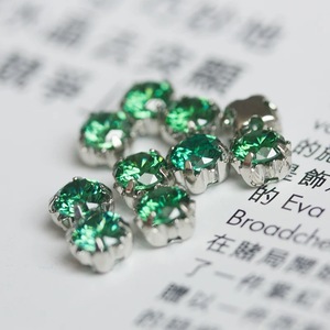 <span class=keywords><strong>Swarovski</strong></span> phụ kiện 1088 Áo kính tròn Rhinestone tùy chỉnh thiết lập khung đề nghị Nhẫn Cưới Valentine người yêu Quà Tặng - Product Image 2