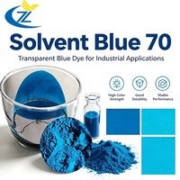 Bleu Solvant 70 Bleu Orient 2606 Teinture Solvant Complexe Métallique Bonne Résistance à la Lumière pour Cuir Bois Vernis