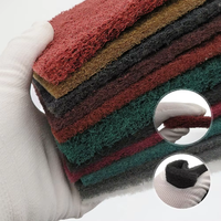 Tampons abrasifs non tissés OEM pour la préparation des surfaces automobiles, nylon, éponge à récurer pour la cuisine, tampon abrasif polyvalent de 6x9 pouces