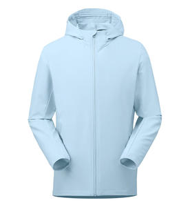 Veste de sport mince de printemps et d'automne Tissu respirant à séchage rapide Manteau à capuche décontracté Joker pour les trajets quotidiens. - Product Image 3