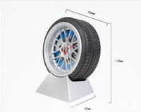 Mode Moderne En Plastique Forme De Roue Horloge Conception Table Horloge Décorative Cadeau Reloj Horloge De Bureau