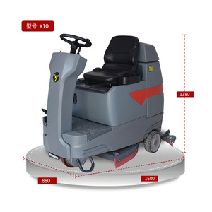 X10 Ride On Floor Scrubber 1600x880x1380mm Automatic For Factory Hotel Property - Product Image 1
