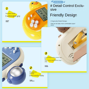 Classico Puzzle <span class=keywords><strong>Tetris</strong></span> Russo, Gioco Elettronico Portatile con Blocchi, Console <span class=keywords><strong>di</strong></span> Gioco Retrò per Bambini - Product Image 2