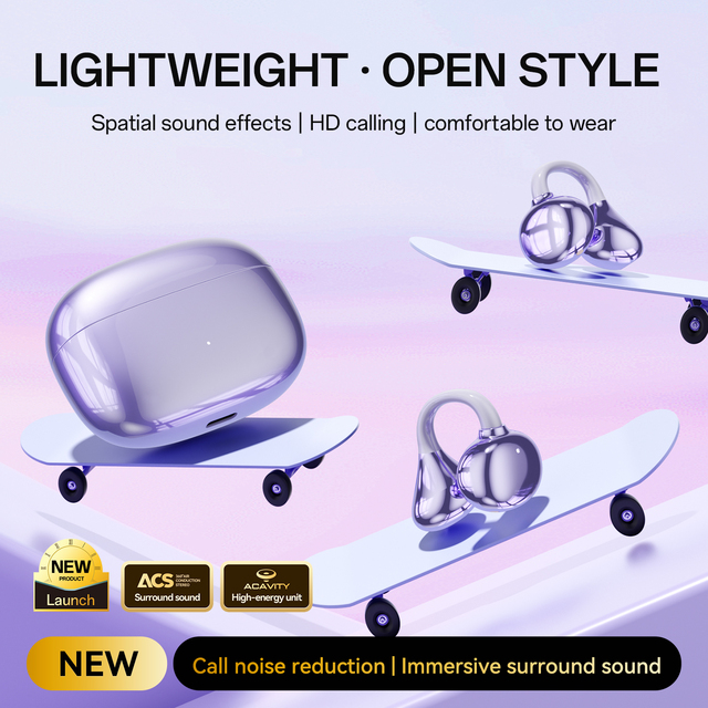 CP&AP Comfortable Touch Control OWS Open Ear TWS Bone Conduction Earbuds for Sports