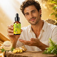 Huile Corporelle Chauffante à l'Extrait de Plantes (Armoise et Gingembre) pour Spa, Salon et Usage Domestique – Meilleure Vente
