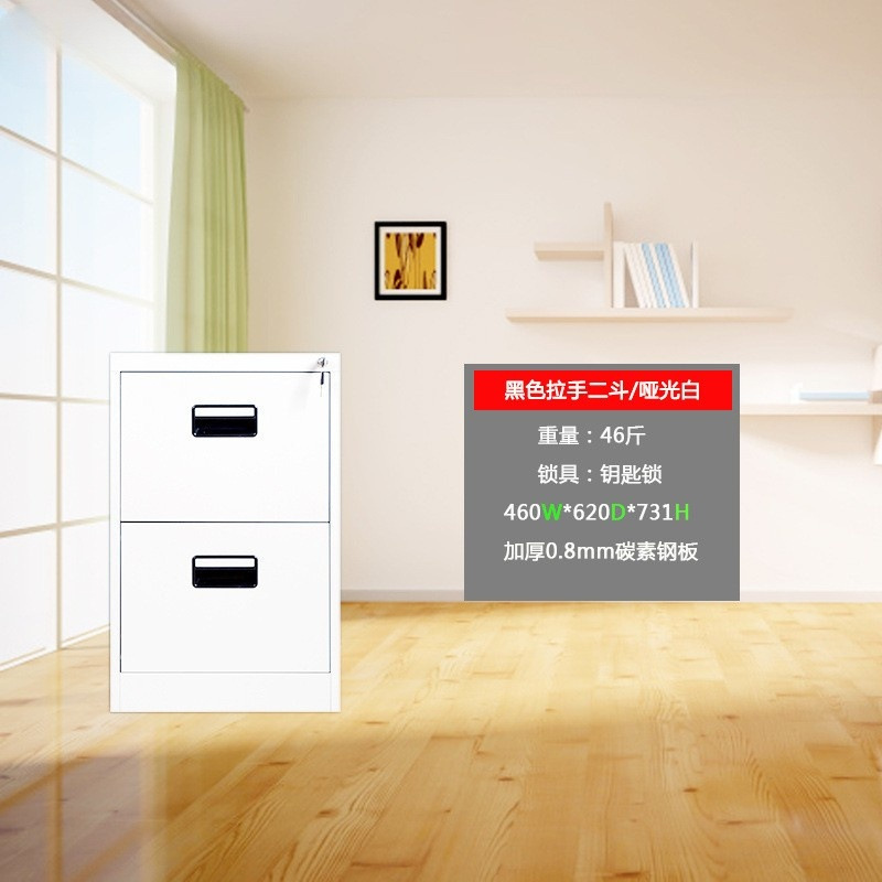 Poignées noires, finition blanc mat - ensemble deux pièces