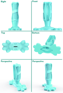 סיטונאי Custom בטיחות רך מקל גומי לחיות מחמד כלב שן טיפול ניקוי מברשת שיניים מקל - Product Image 5