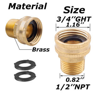 Cpc燃料クイックカップリングホースパイプコネクタプラグプロプレス継手銅丸型鋳造ブラブプラスチックメタルオス157.51/2インチ - Product Image 3