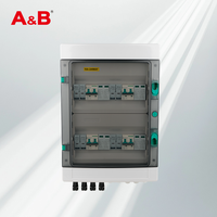 Boîtier de distribution électrique industriel en plastique A&B 24 voies pour extérieur, avec disjoncteur différentiel (RCCB) et protection IP65, 125A 230/380V