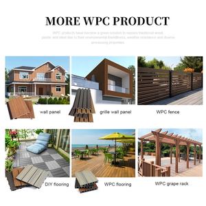 24Mm Dik 140Mm Breed Wpc Outdoor <span class=keywords><strong>Decking</strong></span> 3d Reliëf Hout Kunststof Composiet Vloeren Voor Tuin Patio Bij Het Zwembad - Product Image 4